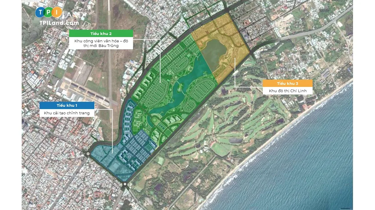 Chi tiết điều chỉnh quy hoạch phân khu tỷ lệ 1/2.000 Khu công viên văn hóa - đô thị Bàu Trũng