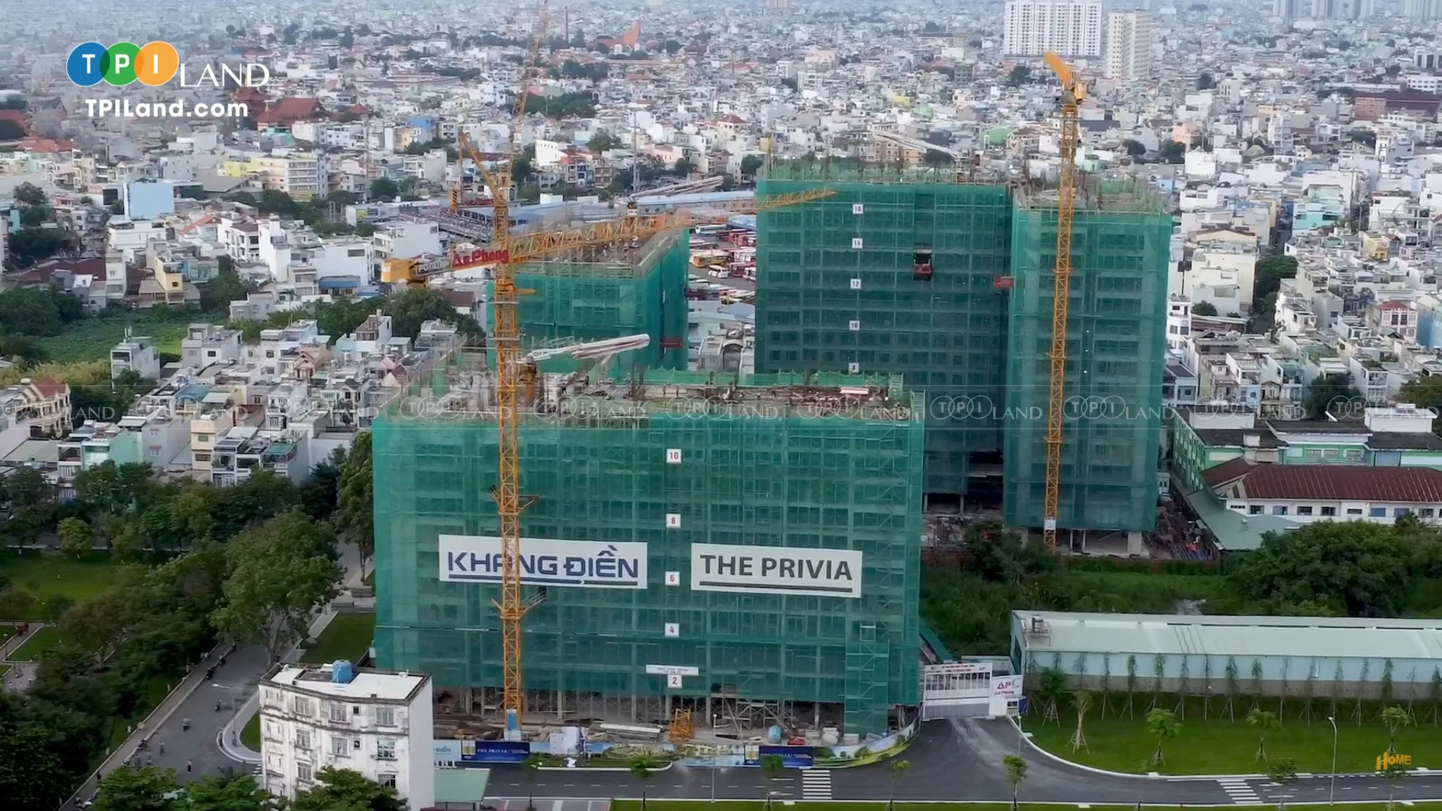 tiến độ the privia khang điền tháng 10.2023