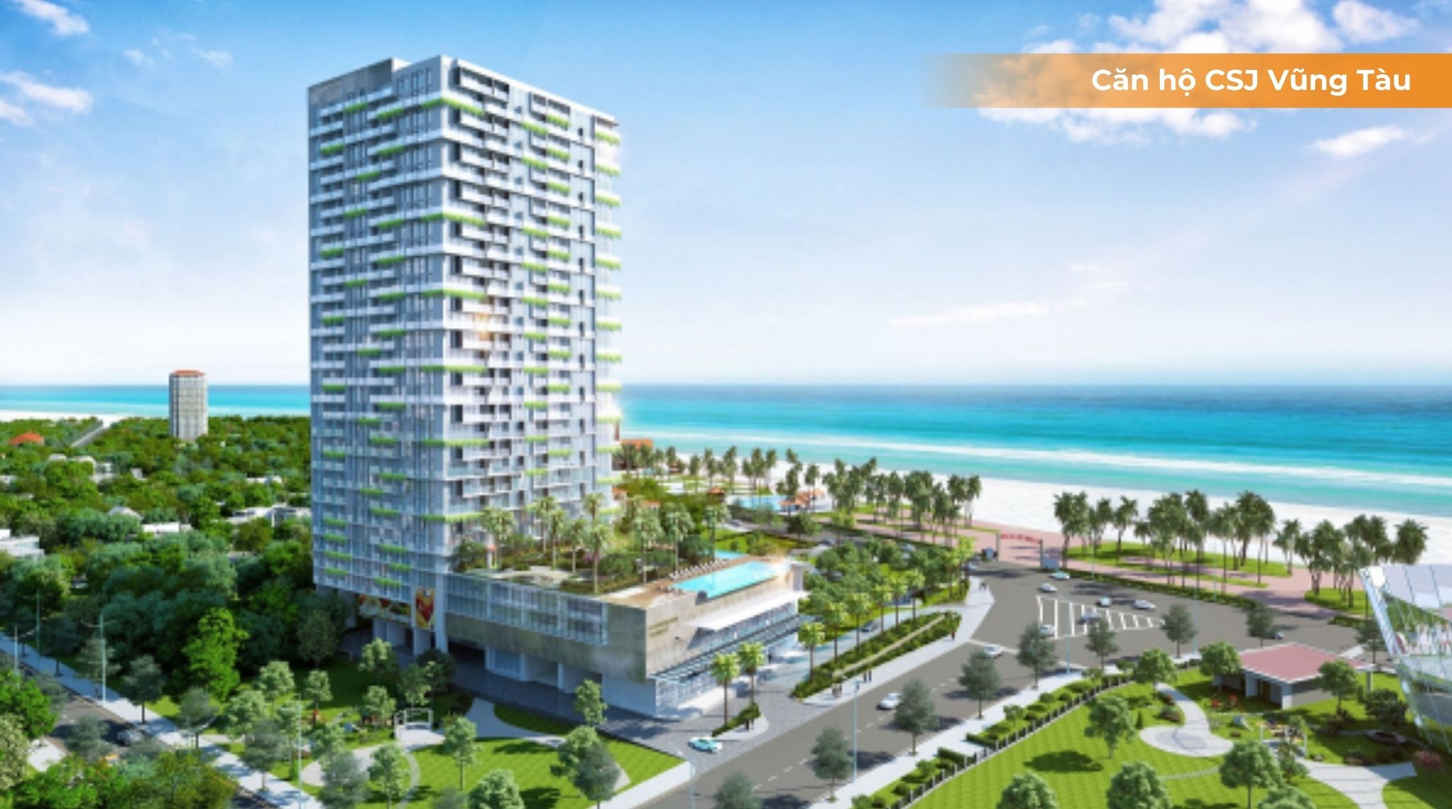 Giai đoạn 1 khu phức hợp Cap Saint Jacques - toà nhà CSJ Tower Vũng Tàu 