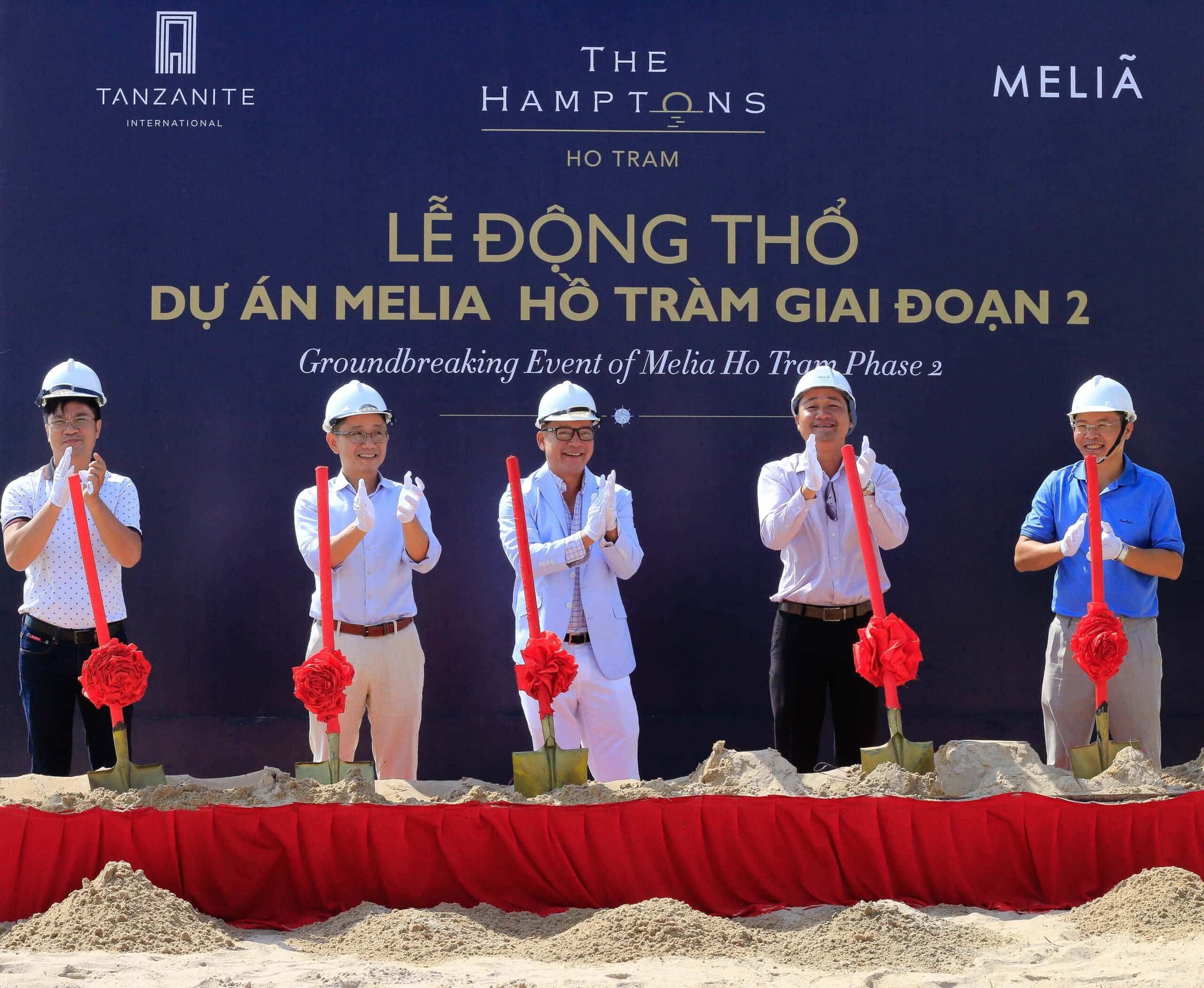 Le dong tho du an The Hamptons Ho Tram