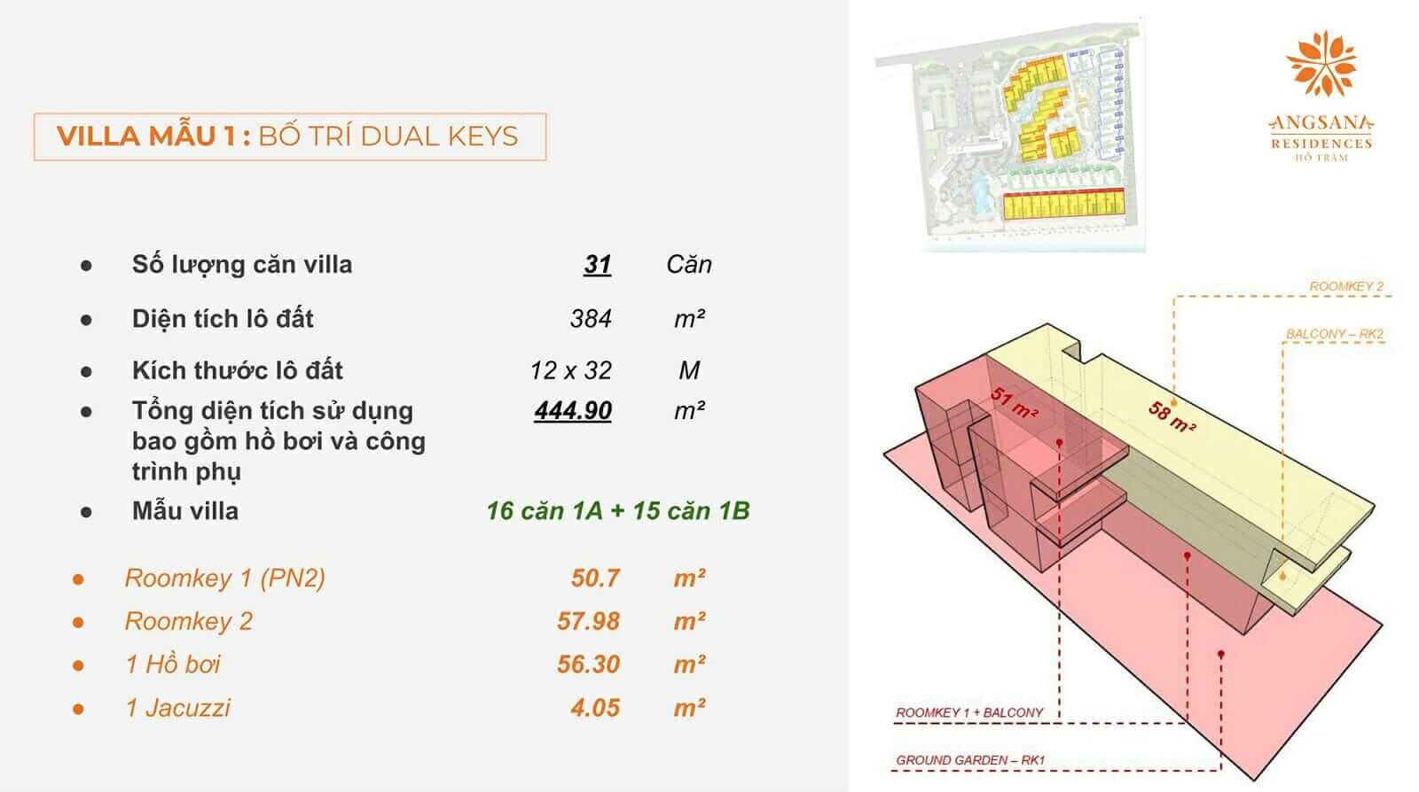 Mat bang Villa mau 1 Angsana Dhawa Ho Tram