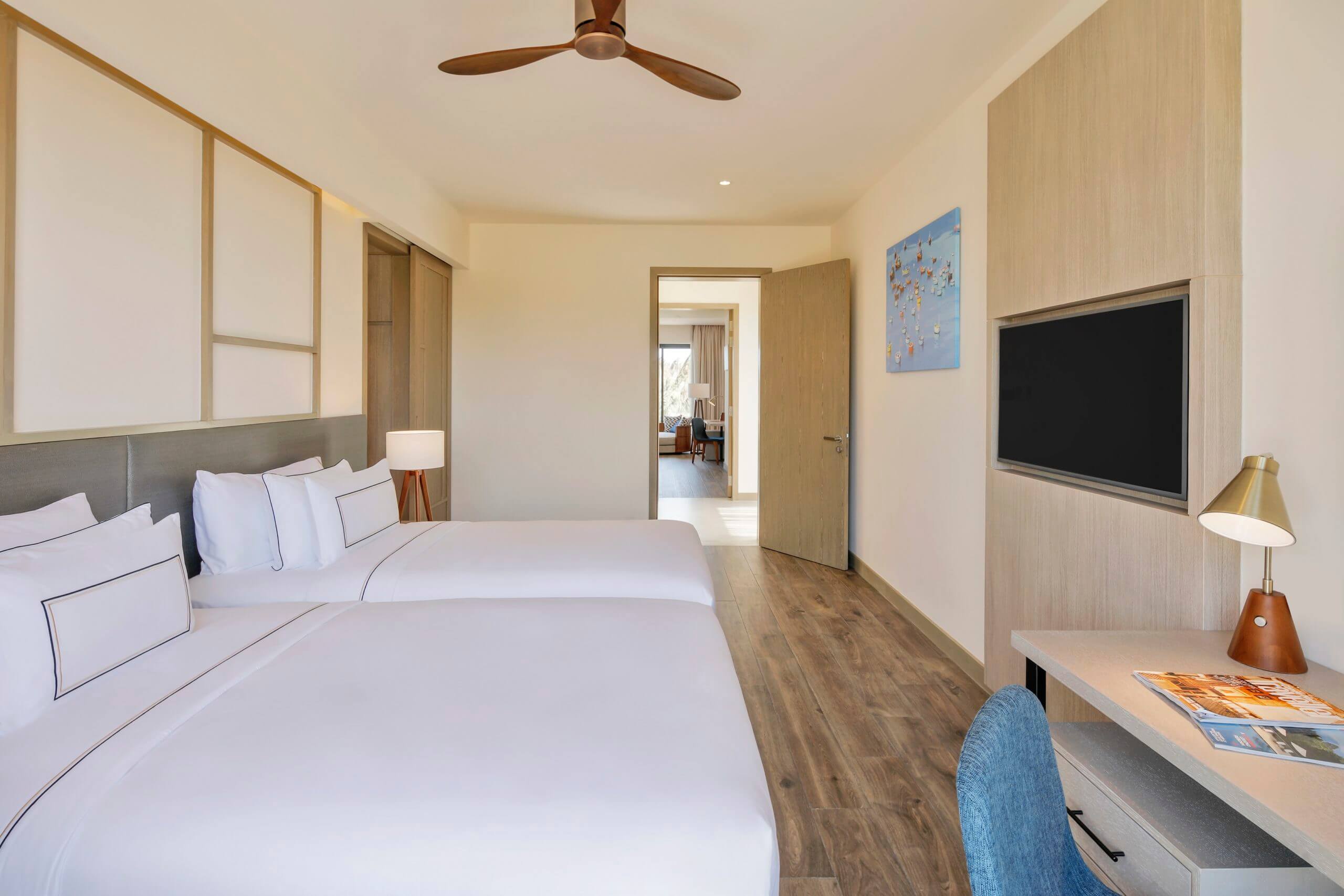 Phong ngu 2 can Beach Villa The Hamptons Ho Tram