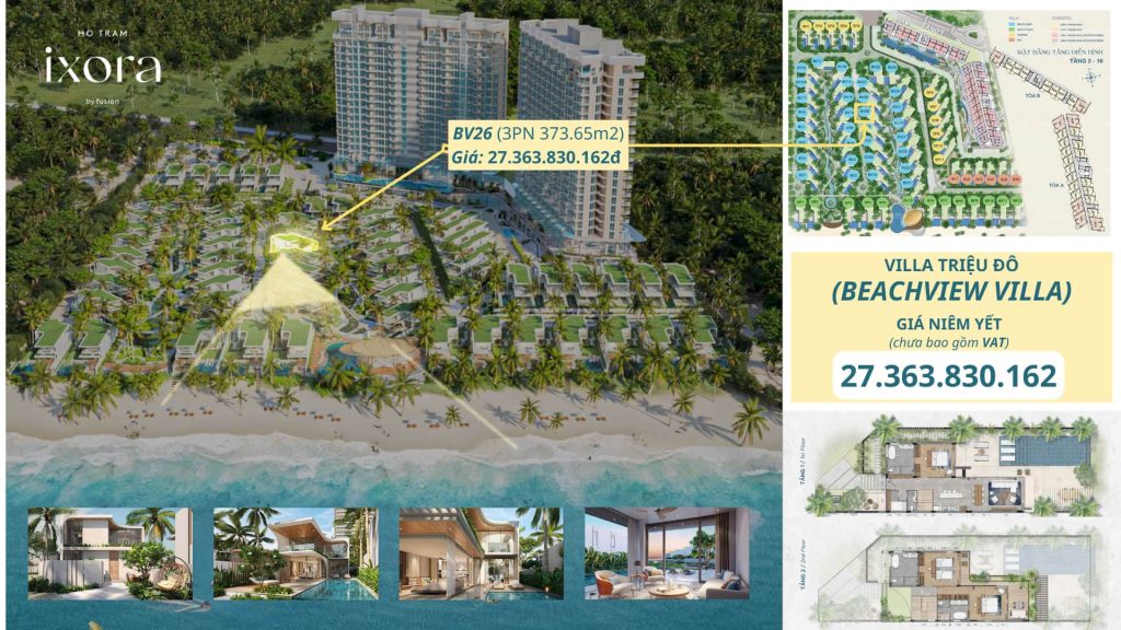 Beachview Villa Ixora Hồ Tràm giai đoạn 2