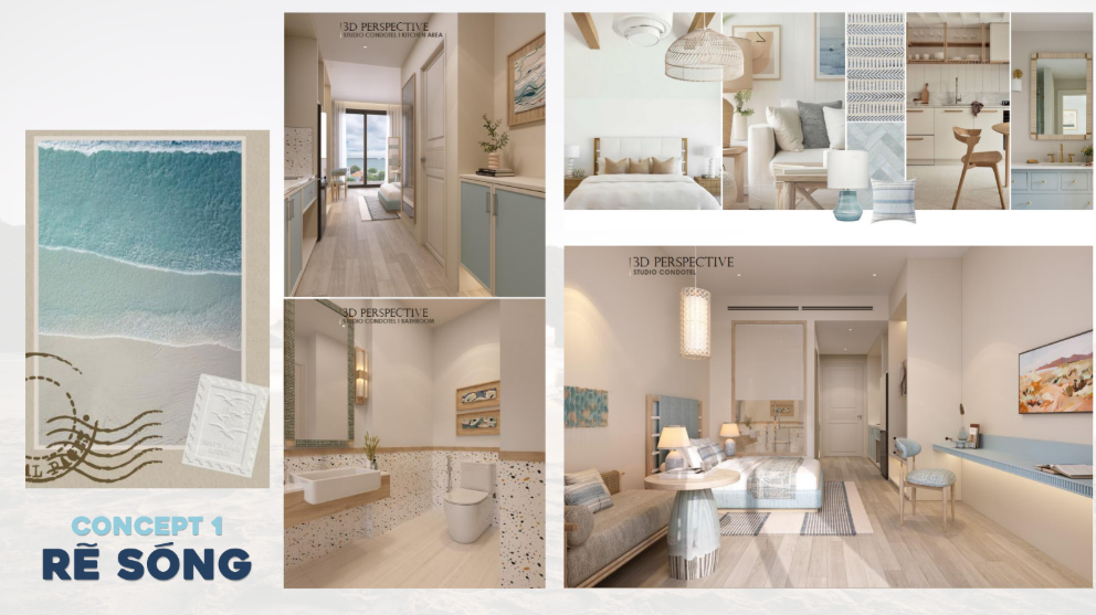 Concept Rẽ Sóng của căn hộ Blanca Tower Naus