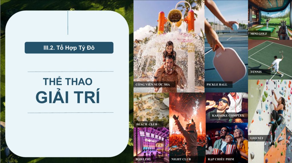 Giải trí tại MAIA Hồ Tràm