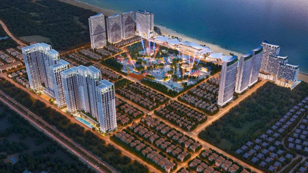 Phối cảnh tổng thể Blanca City và Beacon Tower