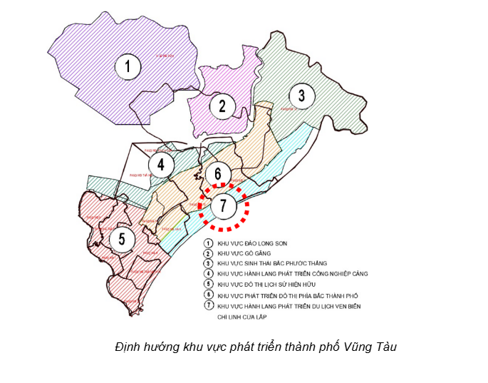 Sun World Vũng Tàu nằm trong khu vực số 7 quy hoạch biển Chí Linh - Cửa Lấp