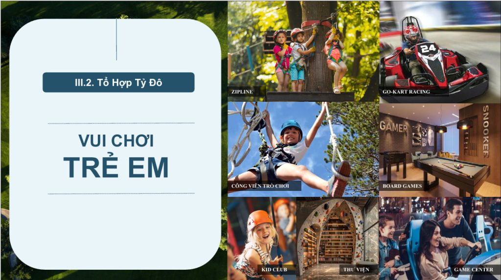Tiện ích dành cho trẻ em tại MAIA Hồ Tràm