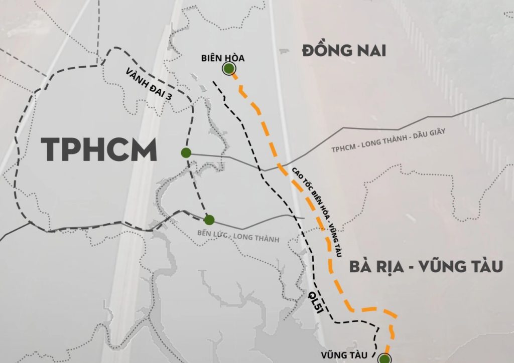 Tuyến cao tốc Biên Hòa - Vũng Tàu (Nguồn: Internet)
