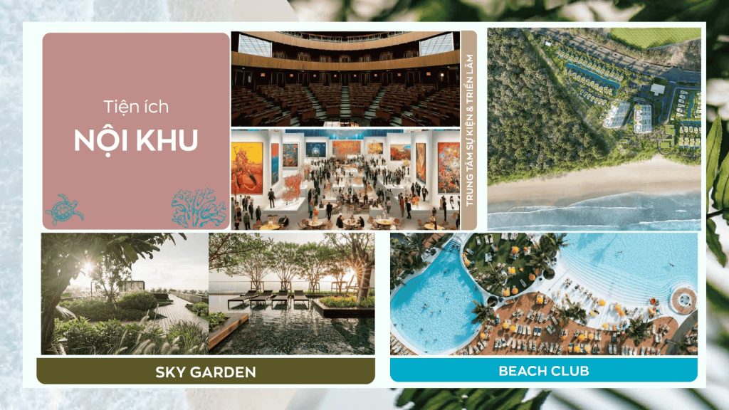 Tiện ích nội khu của tổ hợp nghỉ dưỡng MAIA Hồ Tràm