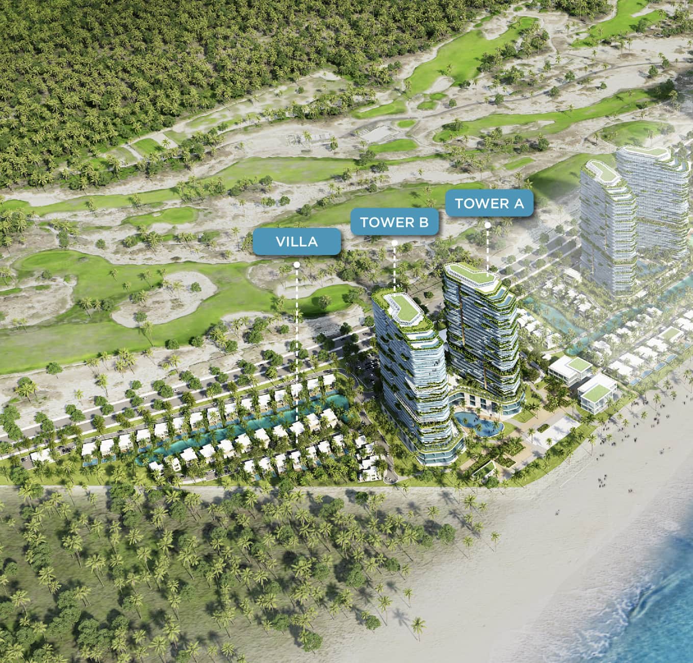 Tien ich MAIA resort Ho Tram cac loai hinh sp