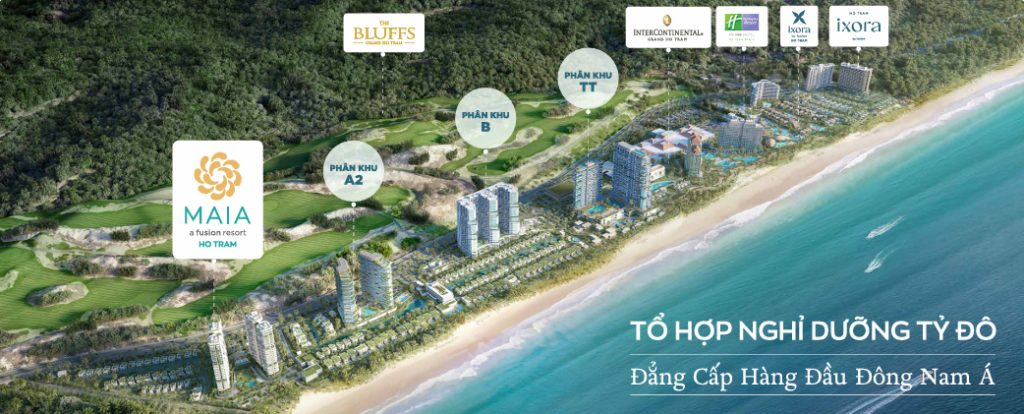 Tổ hợp nghỉ dưỡng MAIA trong tổ hợp The Grand Hồ Tràm