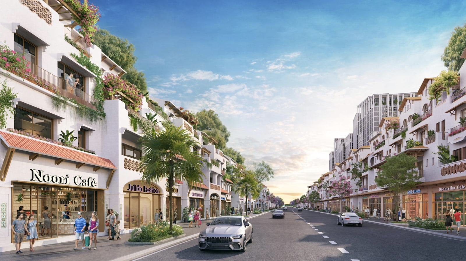 Mau nha pho Blanca city thuong mai