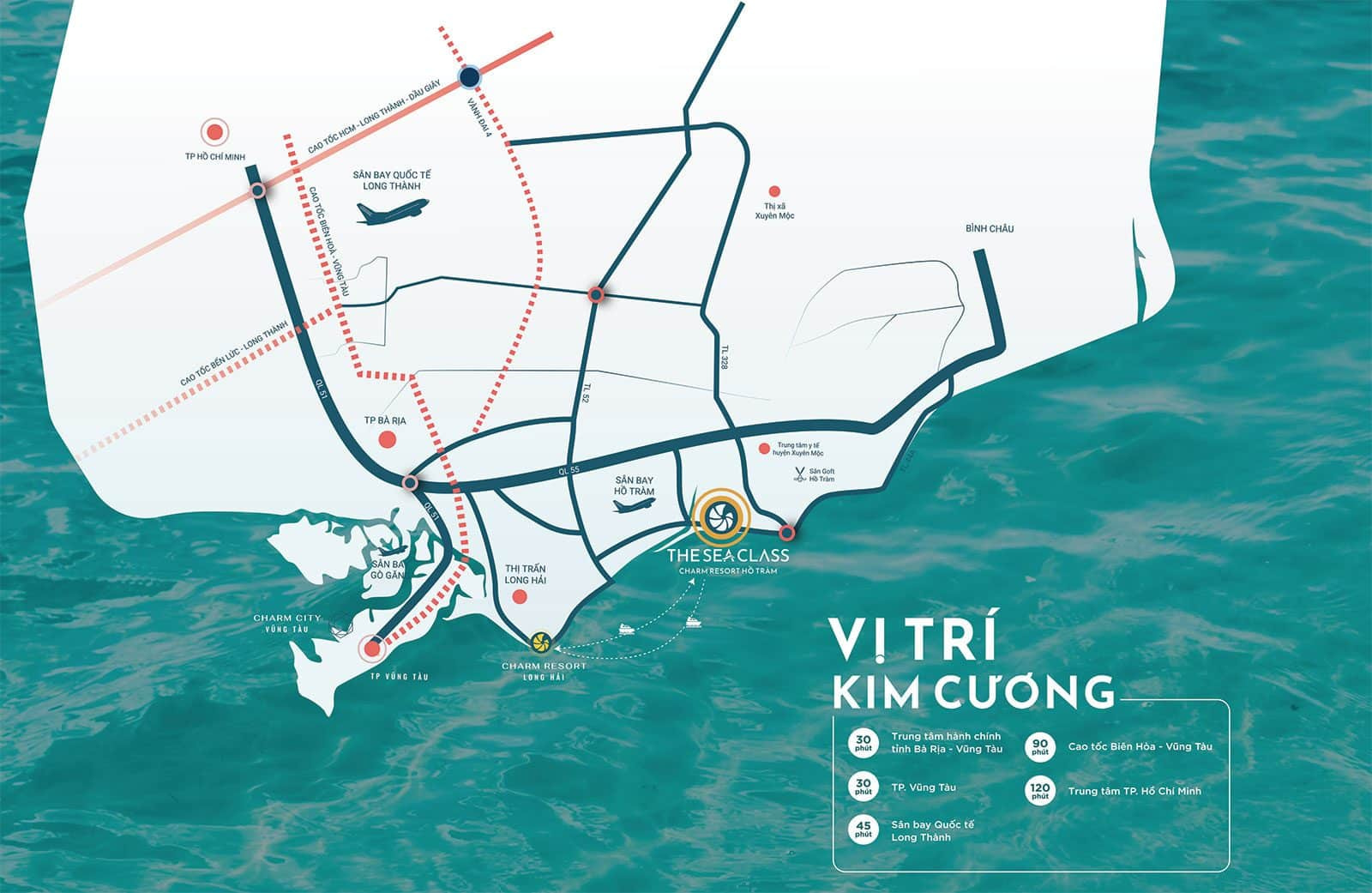 The sea class ho tram vi tri