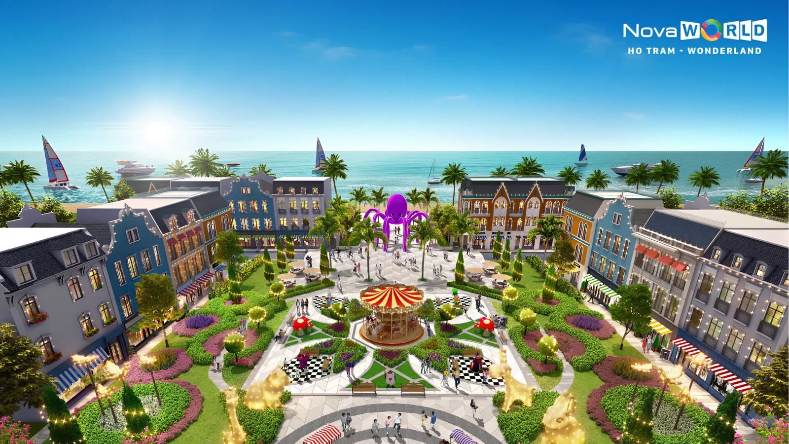 phoi-canh-Wonderland Royal-Mansions-Ho-Tram
