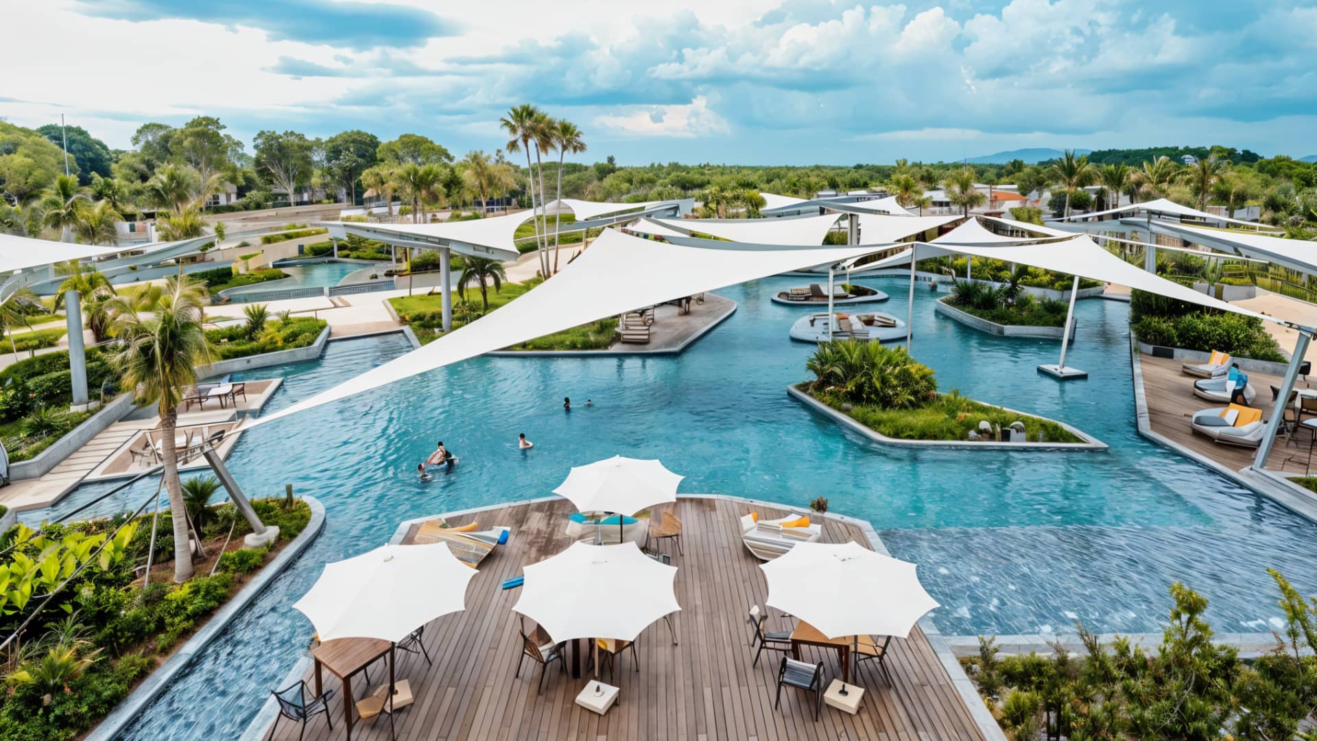 suoi nuoc nong Wonderland Royal Mansions Ho Tram 1