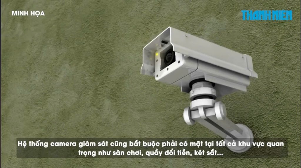 Quy định về camera giám sát của Casino cho người Việt (Nguồn: Thanh Niên)
