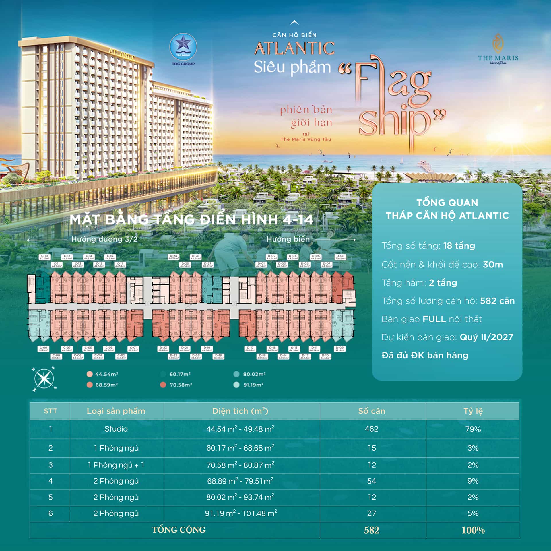 tong quan mat bang vega atlantic the maris vung tau