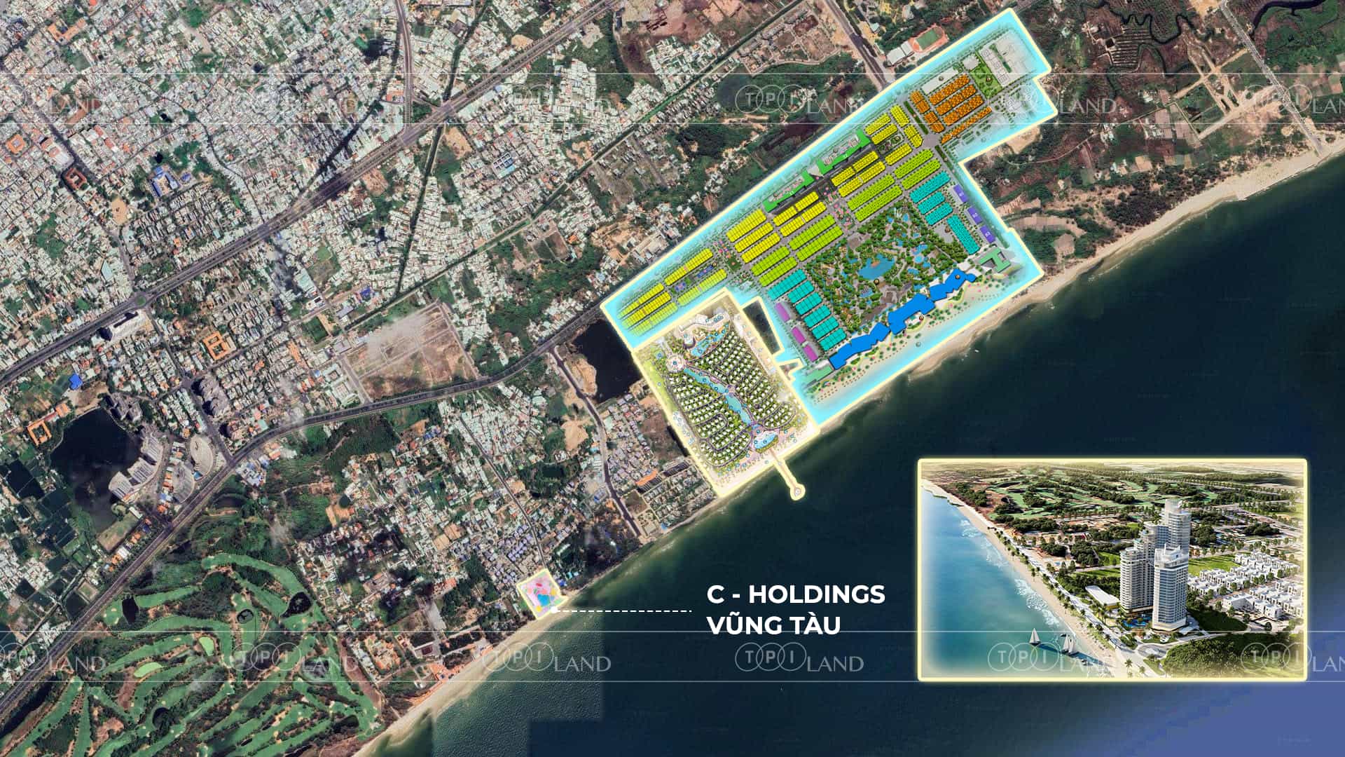 Solina Vũng Tàu nằm trong khu quy hoạch Chí Linh - Cửa Lấp