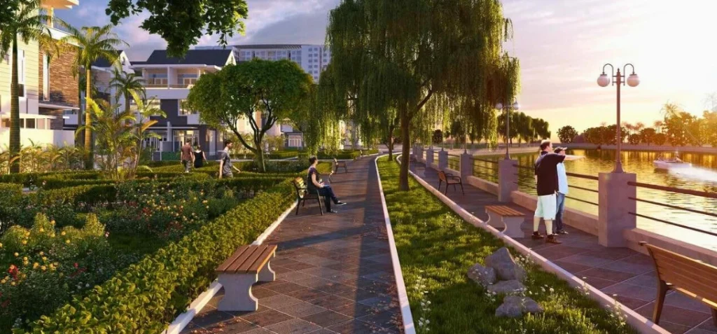 Cong vien ven Ho Guom Xanh