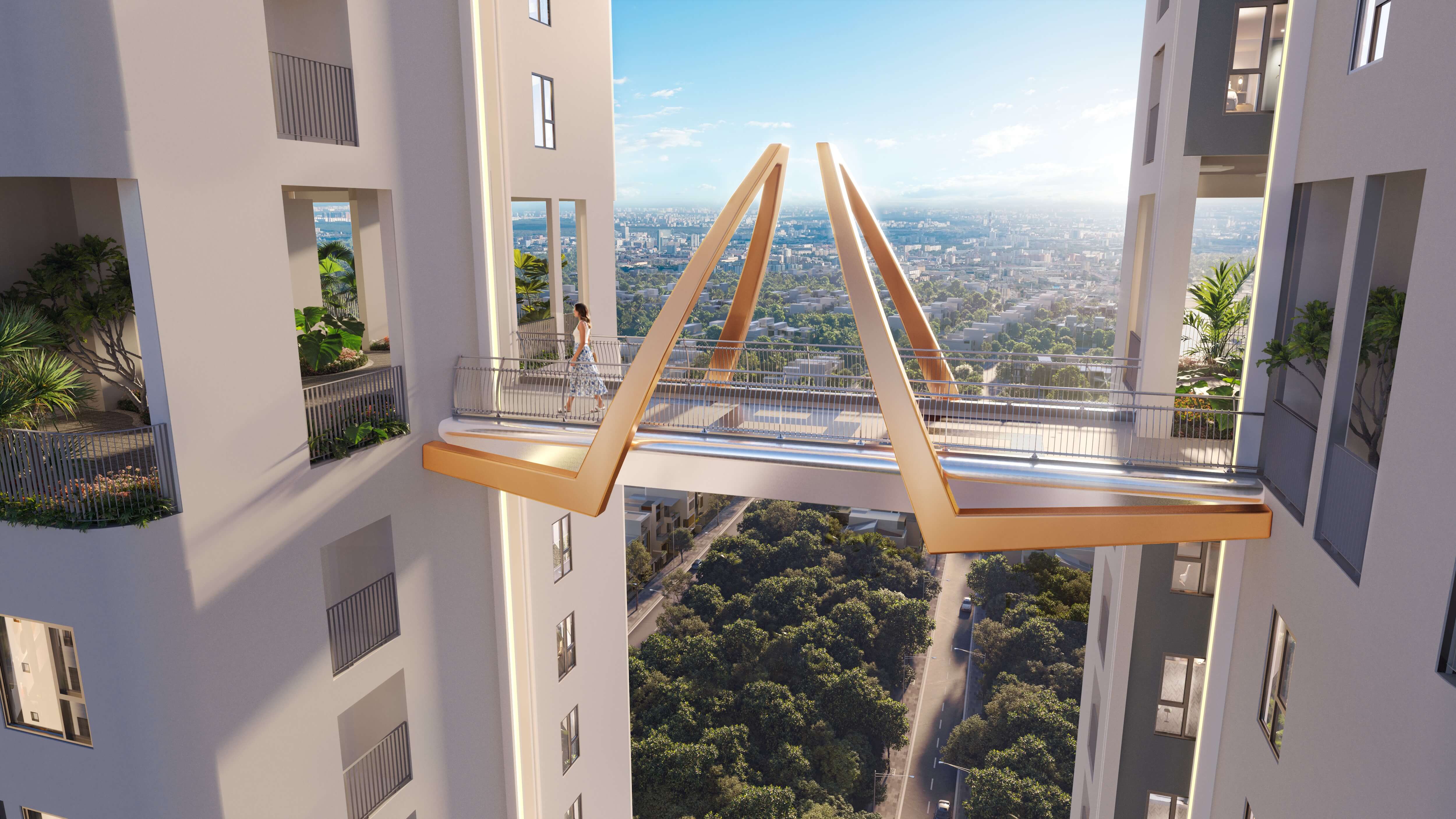 Green Skyline Tien Ich Cau Noi Thap