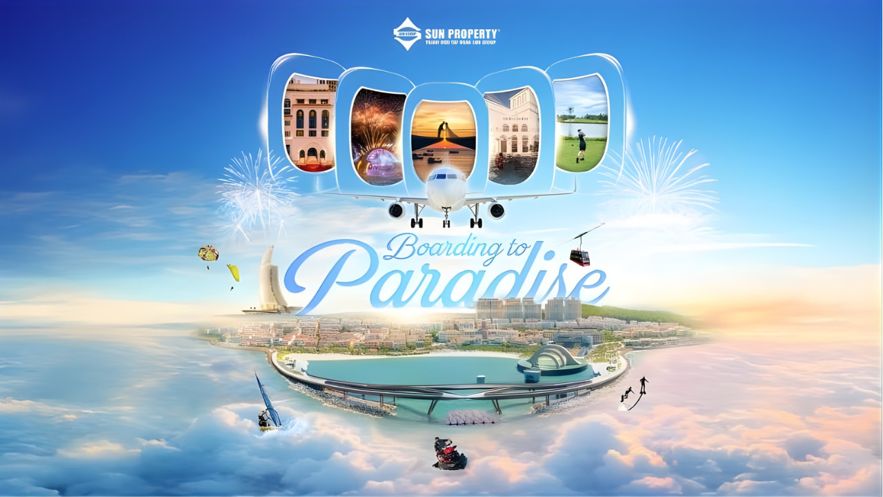 thong diep truyen thong Boarding to Paradise can ho the sunset phu quoc