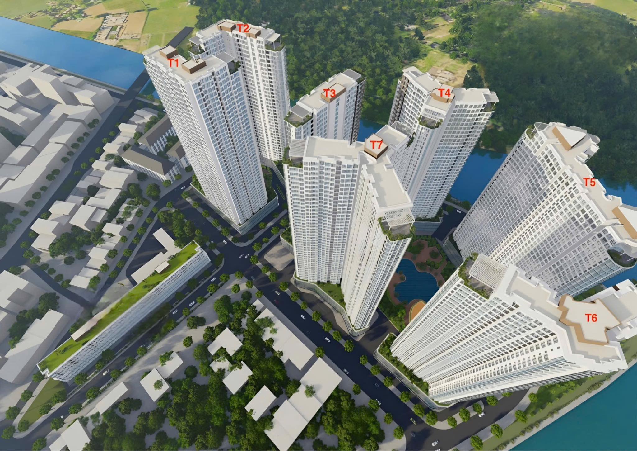 Masteri Thanh Đa Peninsula tự hào sở hữu quỹ đất nội đô ven sông thuộc hàng khan hiếm nhất Sài Gòn hiện nay. Với quy mô ấn tượng lên đến 29.600 m2, dự án được quy hoạch bài bản với 8 cụm tòa tháp kiêu hãnh vươn cao. Đây không chỉ là một dự án căn hộ đơn thuần, mà là một đại đô thị thu nhỏ, cung ứng khoảng 6.000 sản phẩm cao cấp cho cộng đồng cư dân tinh hoa – những người đang tìm kiếm một không gian sống khác biệt và đẳng cấp ngay giữa lòng Bình Thạnh. 2. Tuyệt tác thiết kế: Tối ưu tầm nhìn - Đa dạng lựa chọn Mỗi căn hộ tại Masteri Thanh Đa là một tác phẩm nghệ thuật về không gian, được thiết kế để đón trọn nguồn năng lượng từ dòng sông Sài Gòn: Diện tích đa dạng: Từ 45m2 đến 230m2, phù hợp với mọi nhu cầu từ độc thân, gia đình trẻ đến đa thế hệ. Loại hình sản phẩm: * Căn hộ tiêu chuẩn: 1 – 3 Phòng ngủ (Bố trí thông minh, tối ưu công năng). Sản phẩm hạng sang: Duplex và Penthouse thông tầng đẳng cấp. Đặc quyền không gian: 100% căn hộ được thiết kế để tối ưu hóa ánh sáng tự nhiên và gió trời. Đặc biệt, tầm nhìn "triệu đô" trực diện sông Sài Gòn mang lại cảm giác thư thái, tách biệt hoàn toàn với sự ồn ào của phố thị.