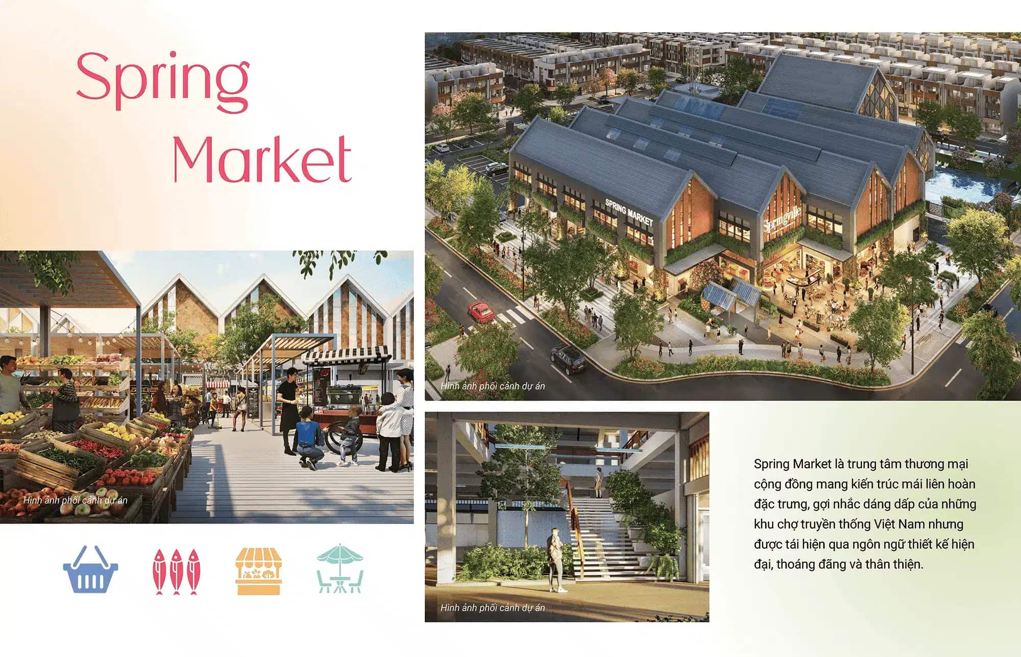 Spring Market tien ich can ho spring ville nhon trach