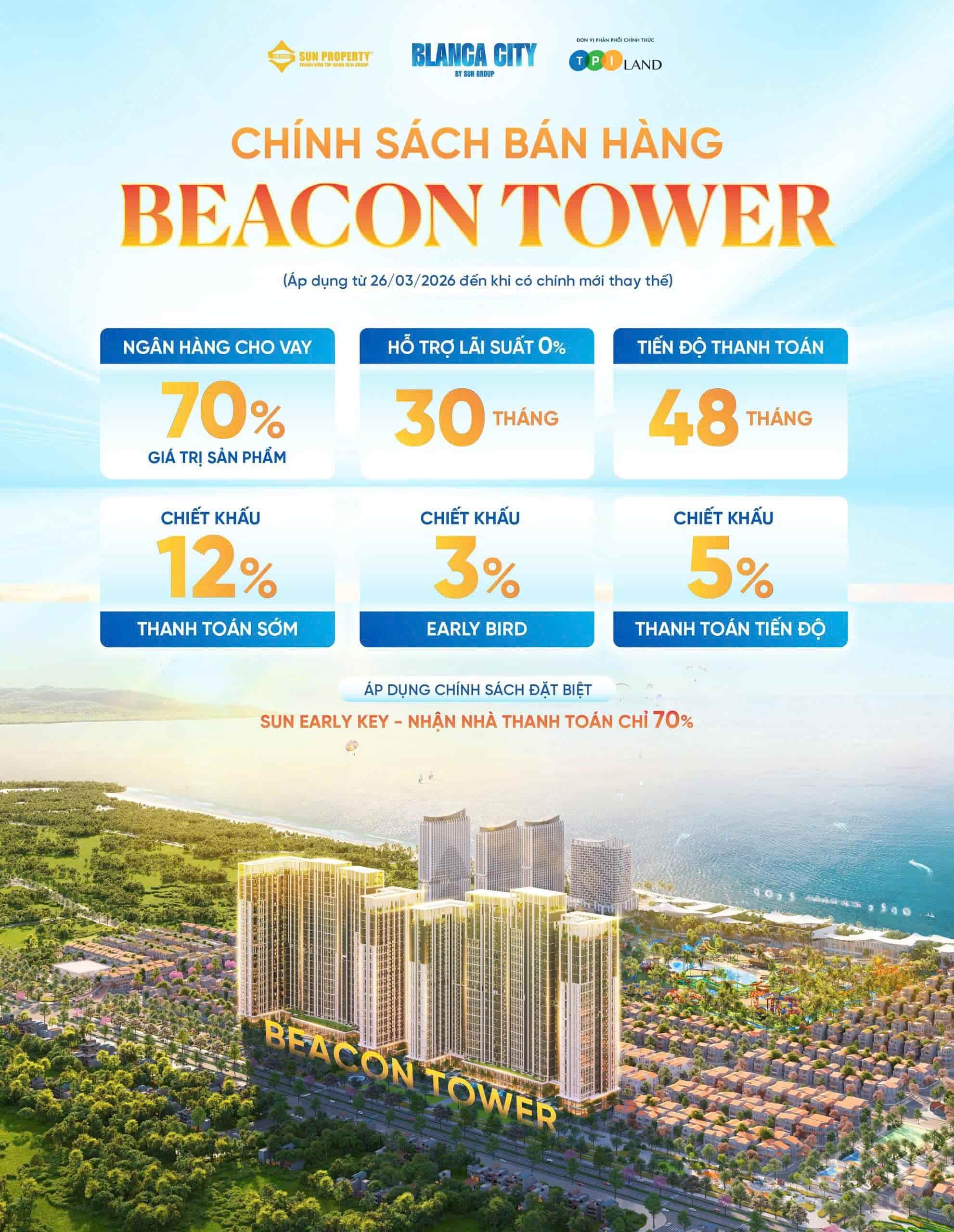 Chính sách bán hàng Beacon tower blanca city