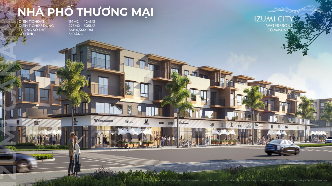 nhà phố thương mại izumi canaria đồng nai