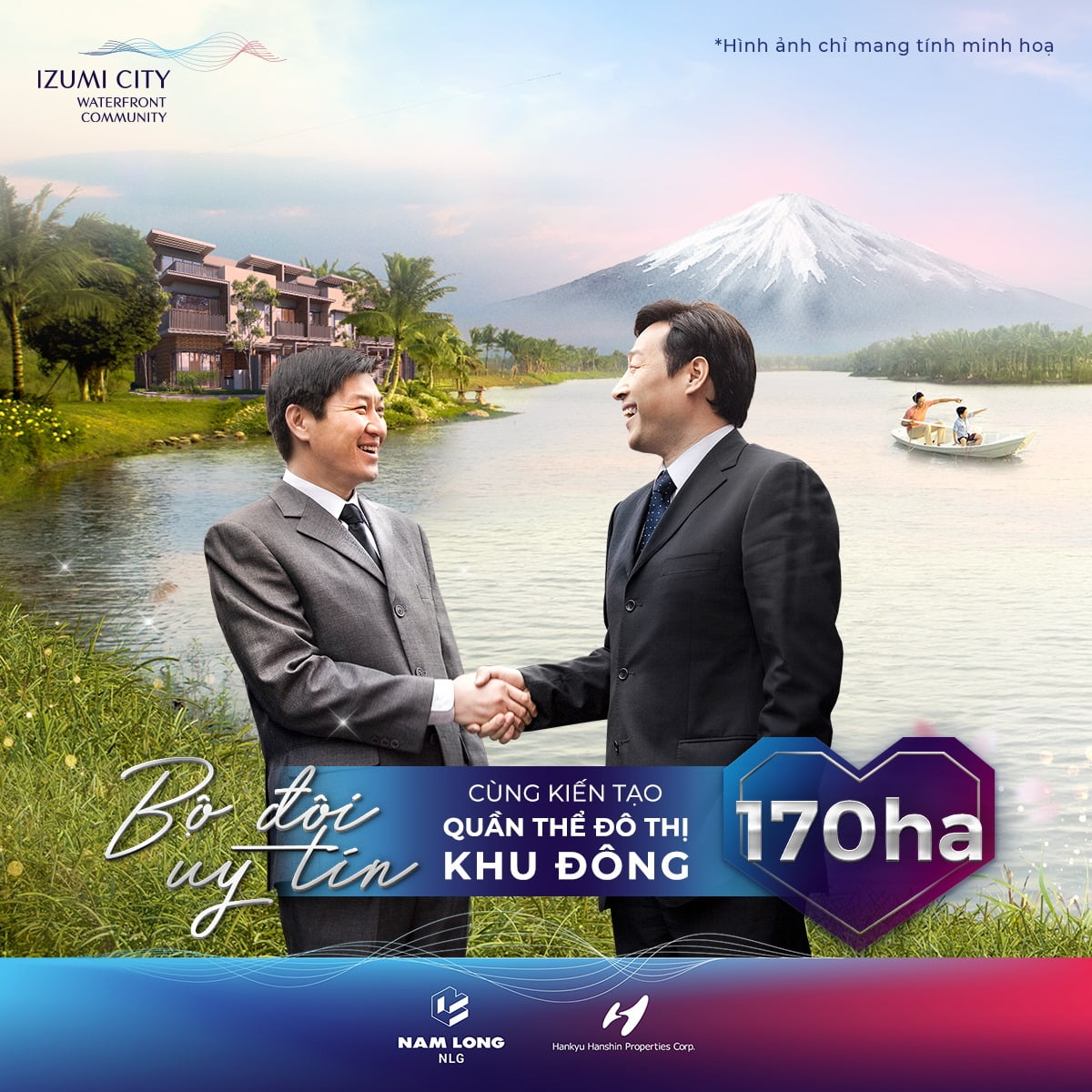 Bộ đôi uy tính tại nên thành công dự án Izumi City Đồng Nai