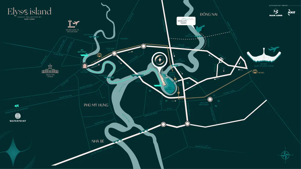 Bản đồ vị trí Elyse Island Đại Phước