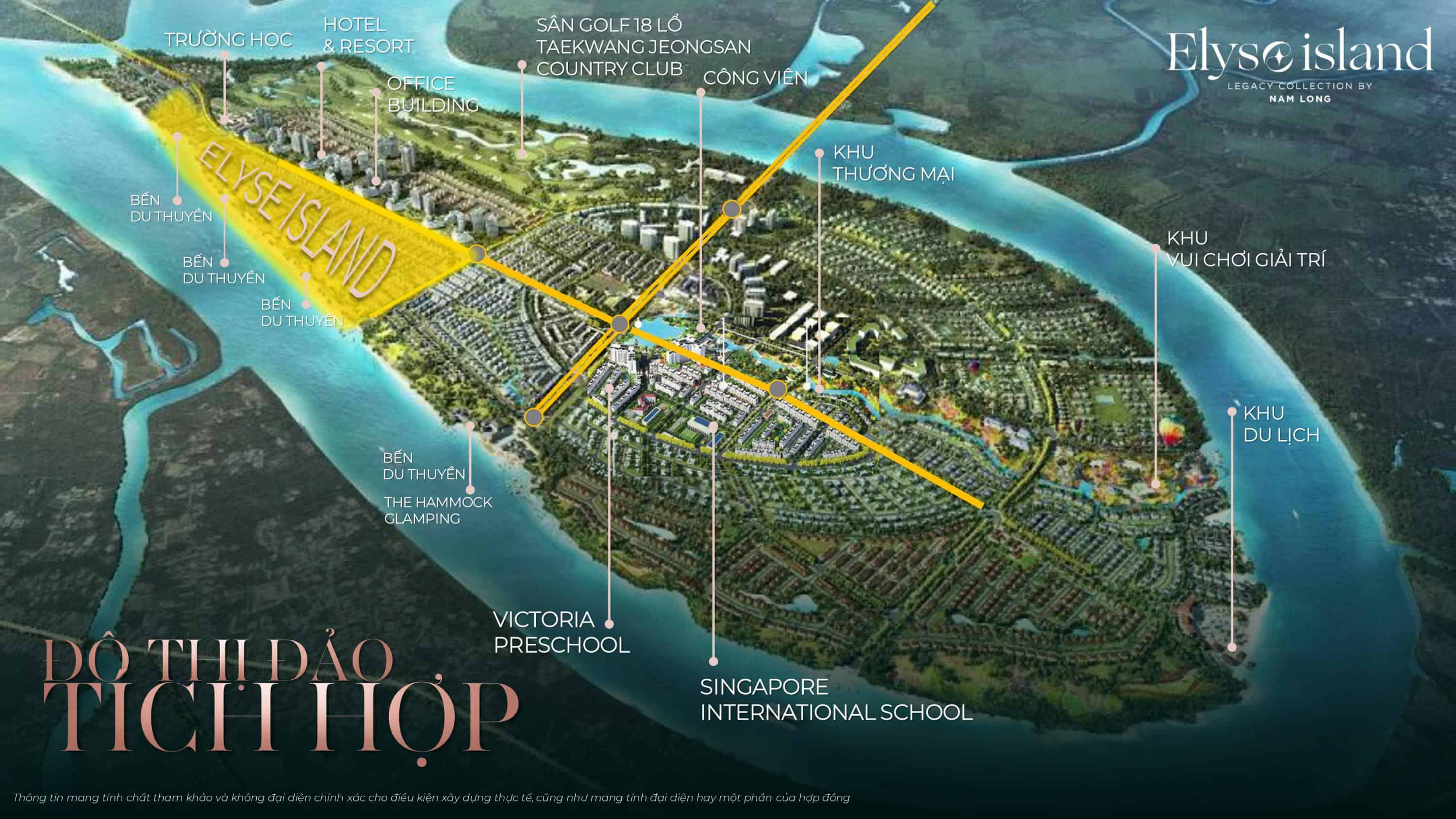 Vị trí Elyse Island tọa lạc trên đảo Đại Phước