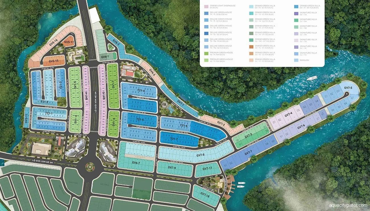 Mặt bằng tổng thể Ever Green 2