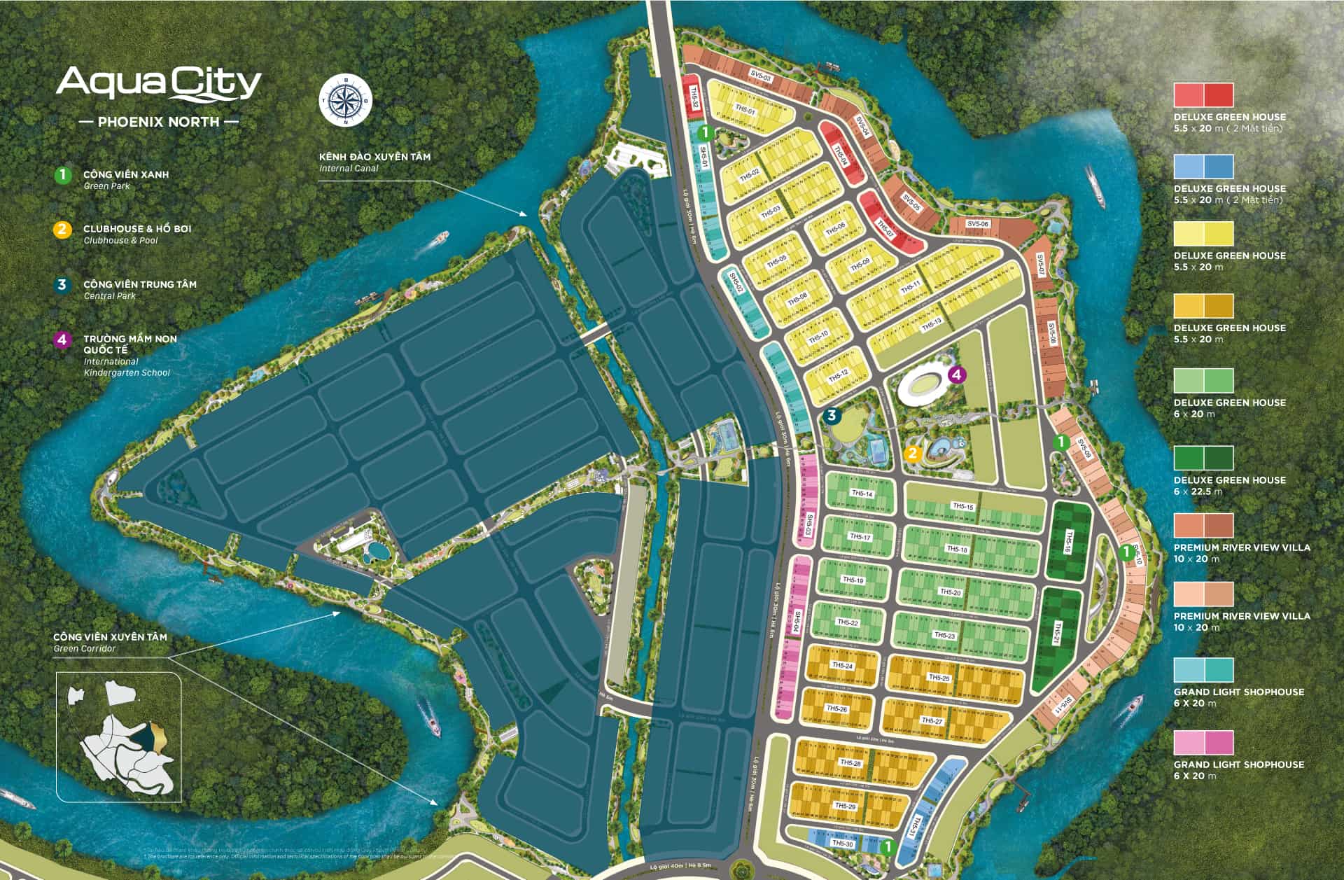 Mặt bằng tổng thể The North