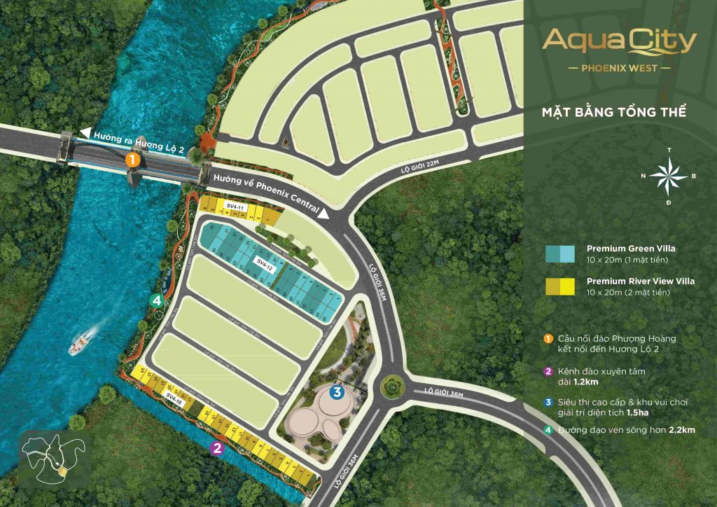 Mặt bằng tổng thể The West