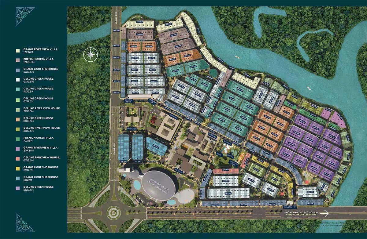 Mặt bằng tổng thể River Park 2