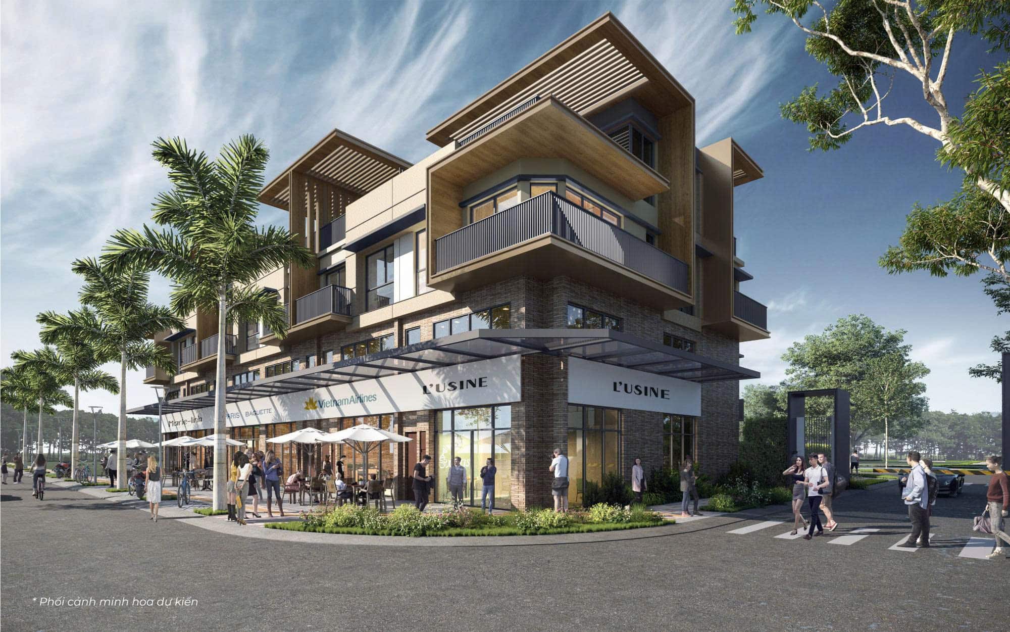 Mẫu nhà phố dự án Biên Hòa New City