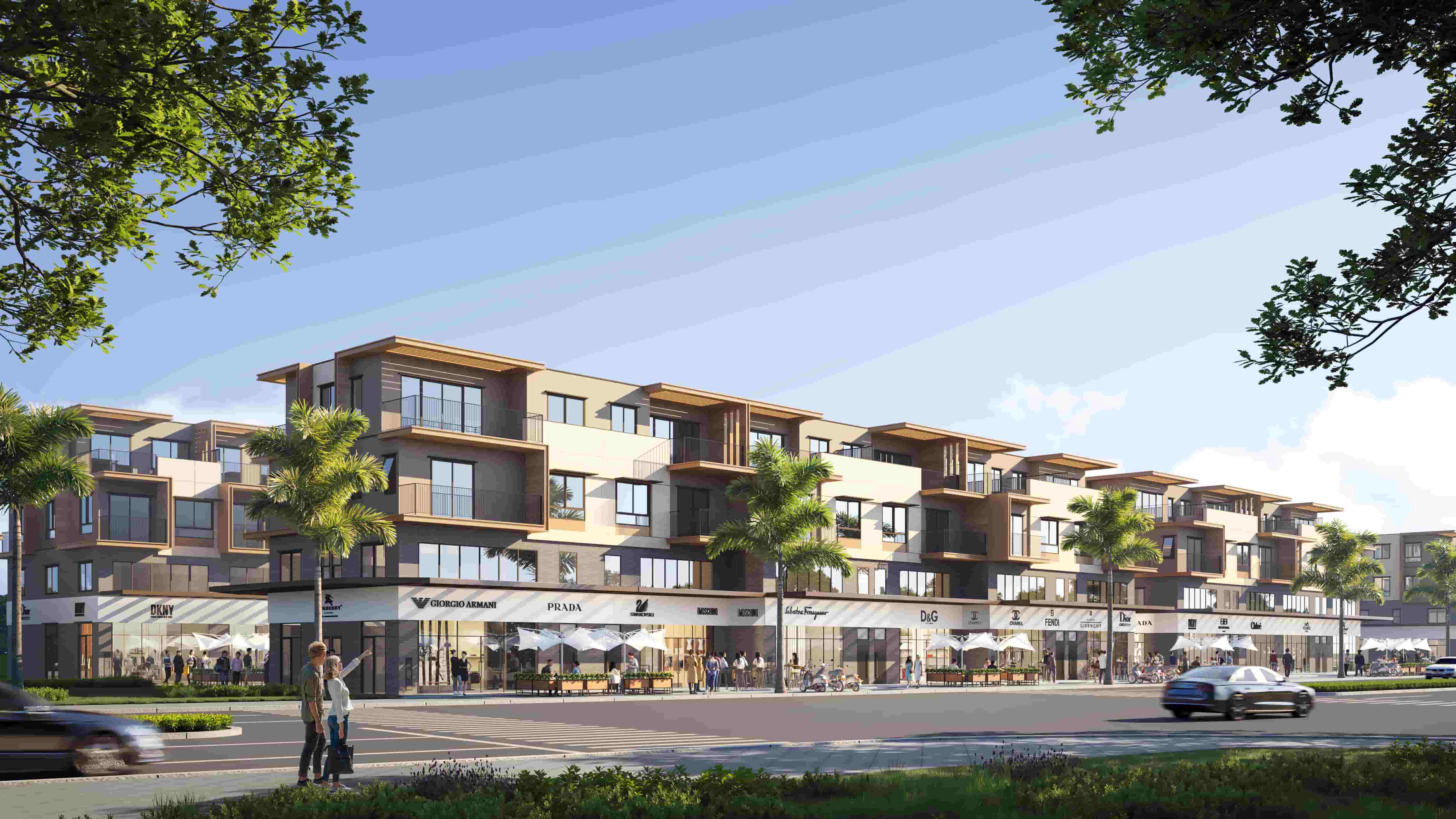 Phối cảnh nhà phố thương mại