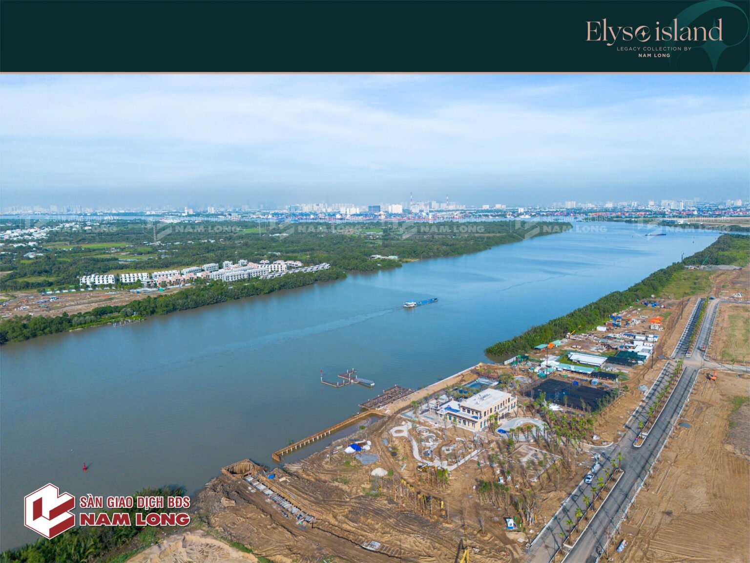 Tiến độ thực tế tại công trường do chủ đầu tư Elyse Island cập nhật