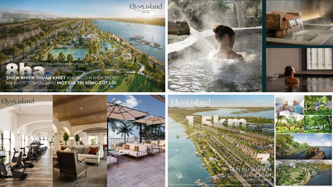 Tiện ích Elyse Island tại ốc đảo riêng tư