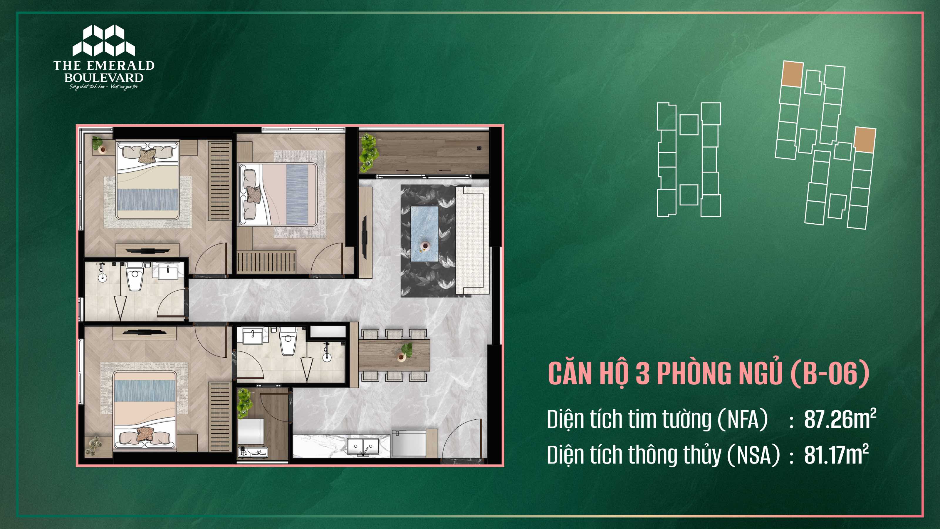 Layout-3PN-The-Emerald-Boulevard-2