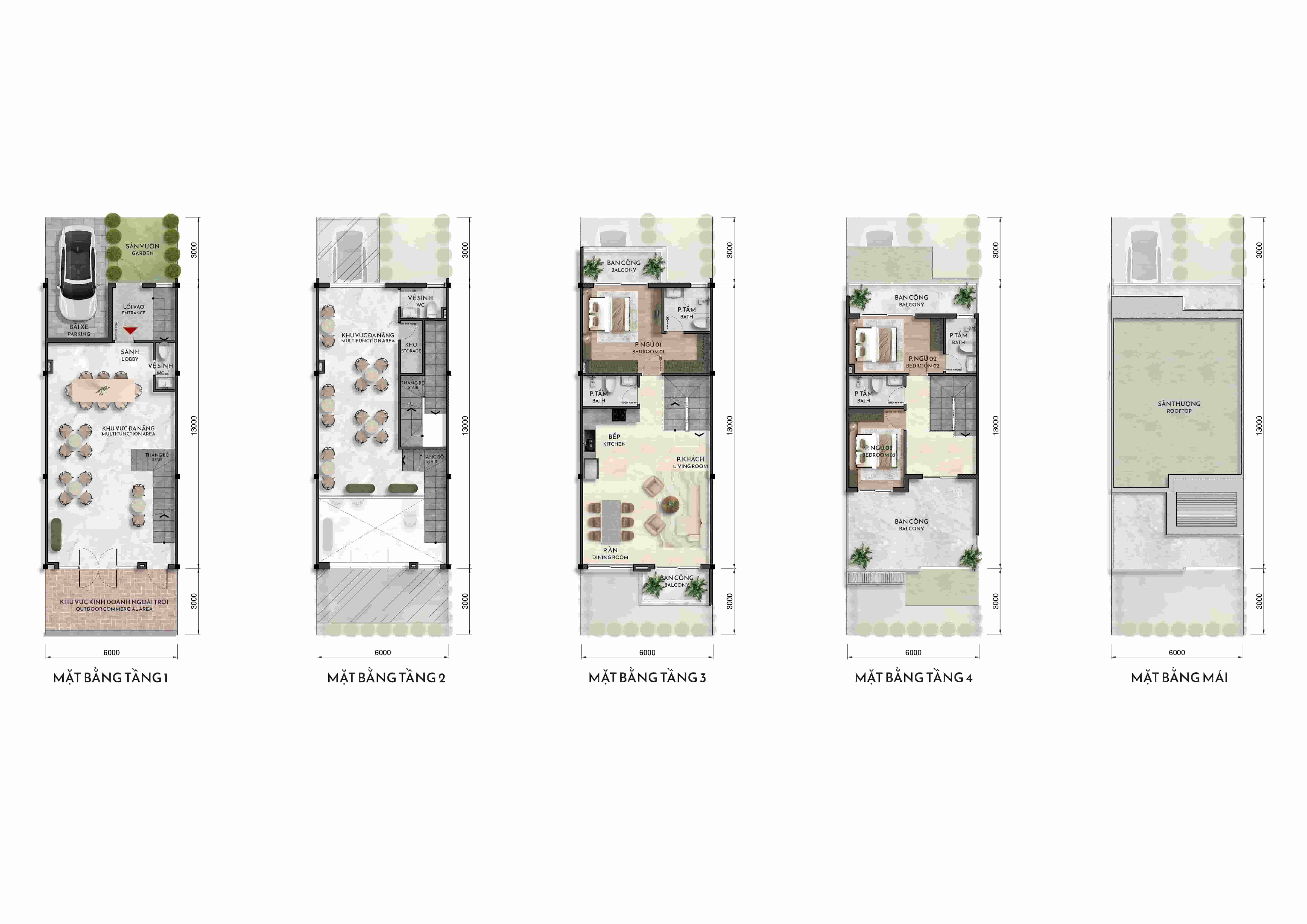Layout Nhà phố Thương mại Izumi City - mã căn SH19