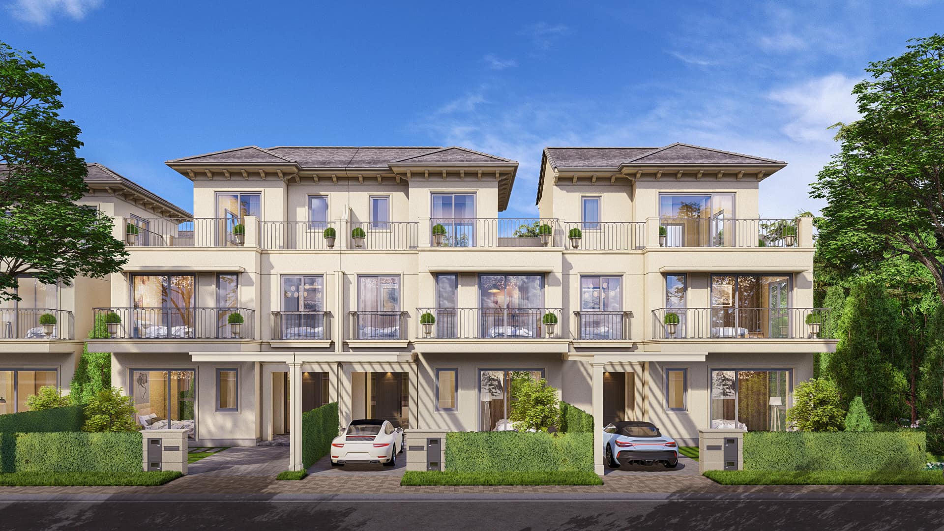 Mẫu căn LAT4-T301-1 nhà phố vườn Izumi Canaria