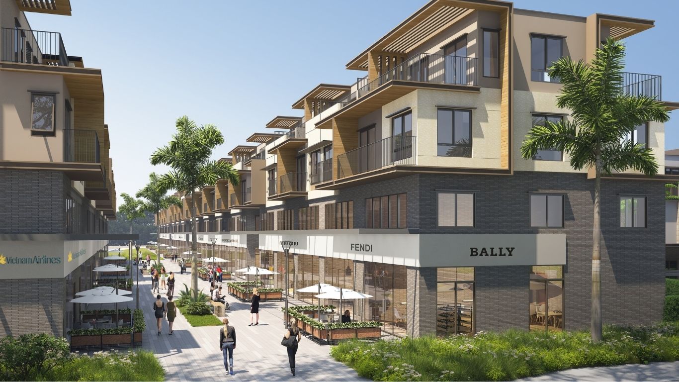 Mẫu Nhà phố Thương mại Izumi City