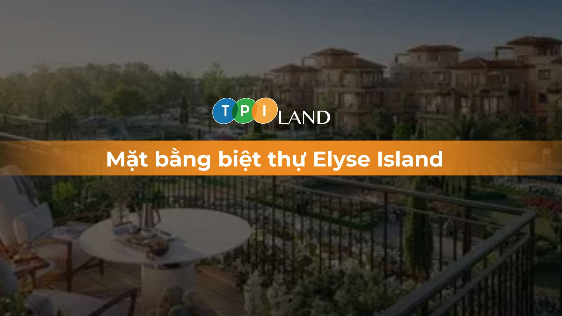 mặt bằng biệt thự elyse island