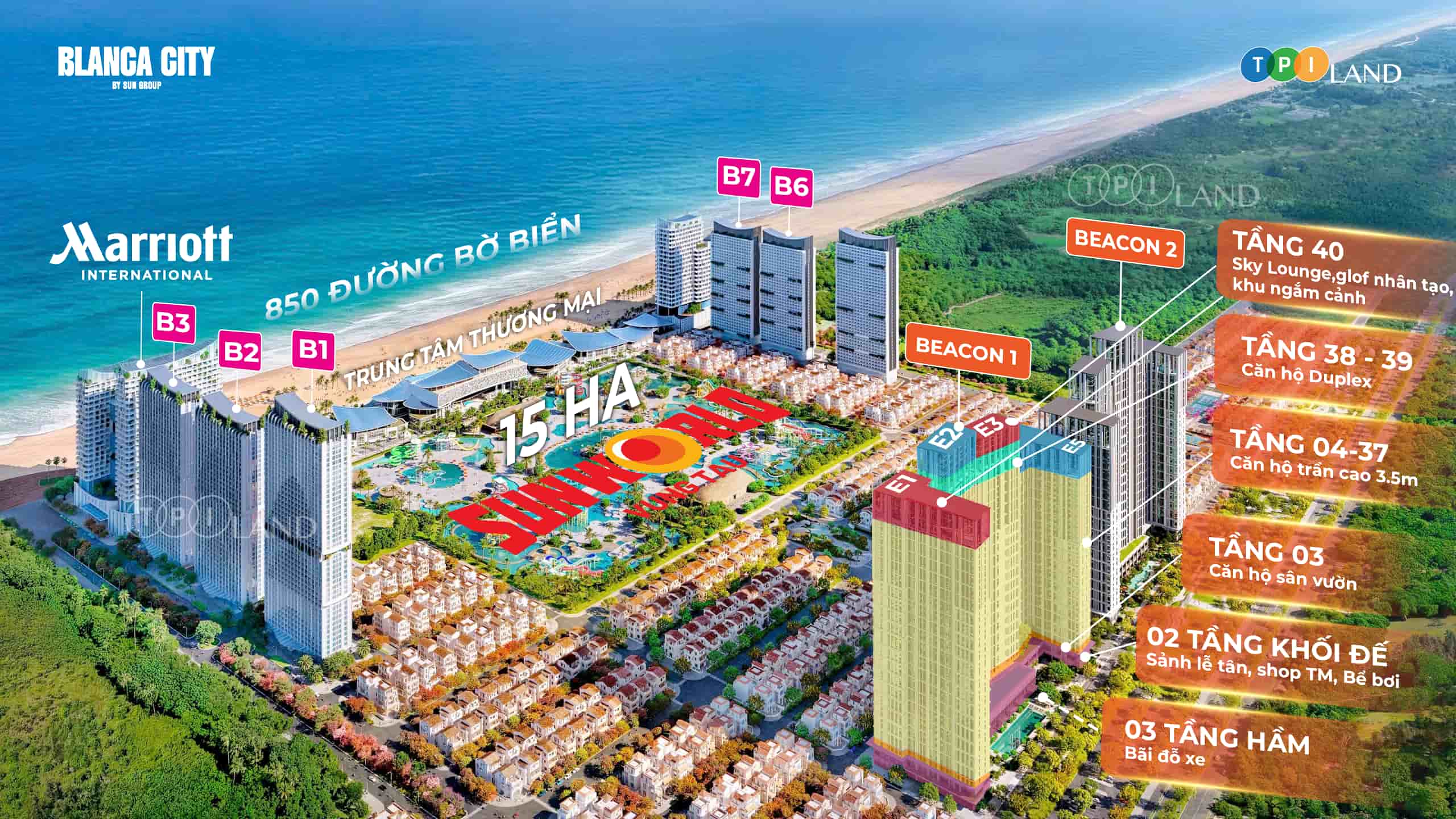 Tiện ích đại đô thị Blanca City