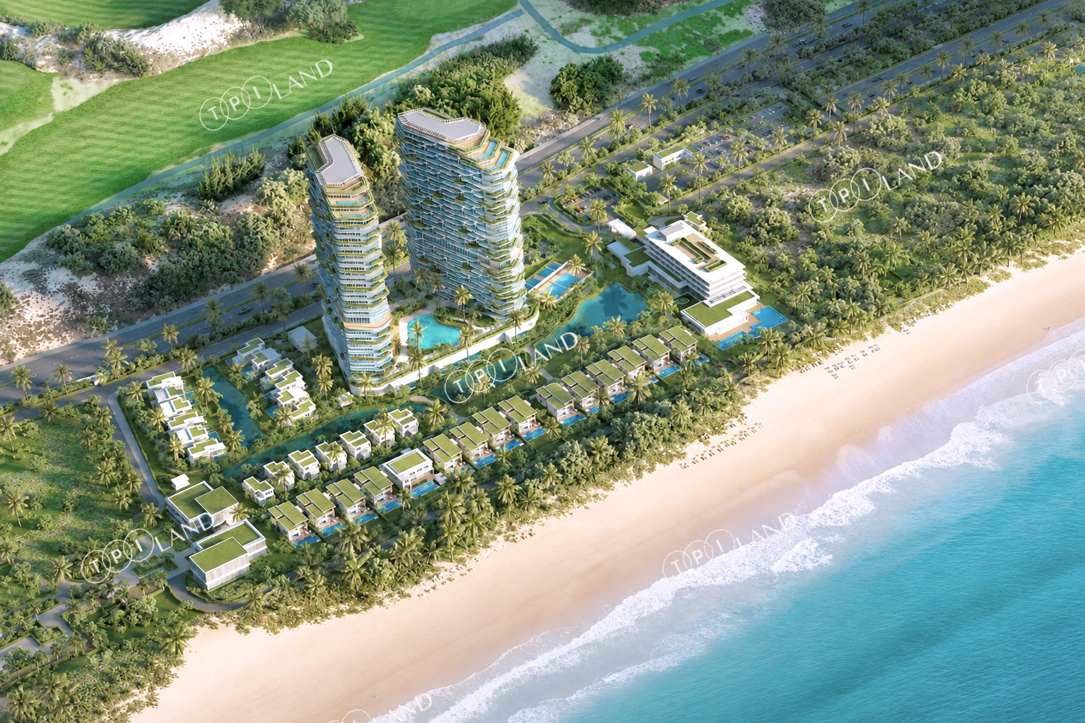 The Grand Hồ Tràm — toàn cảnh khu nghỉ dưỡng bên bờ biển