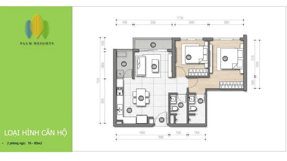 layout can ho palm heights