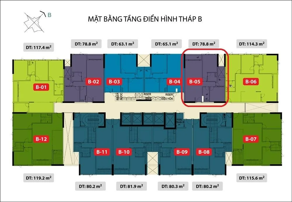 mat bang tang can ho 78m2